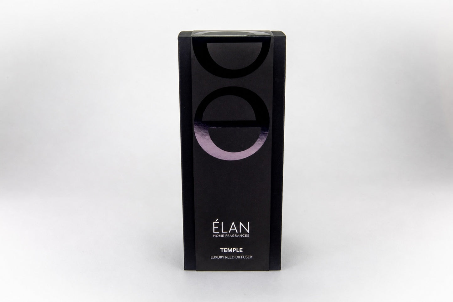 a black box for an elan reed diffuser called Temple