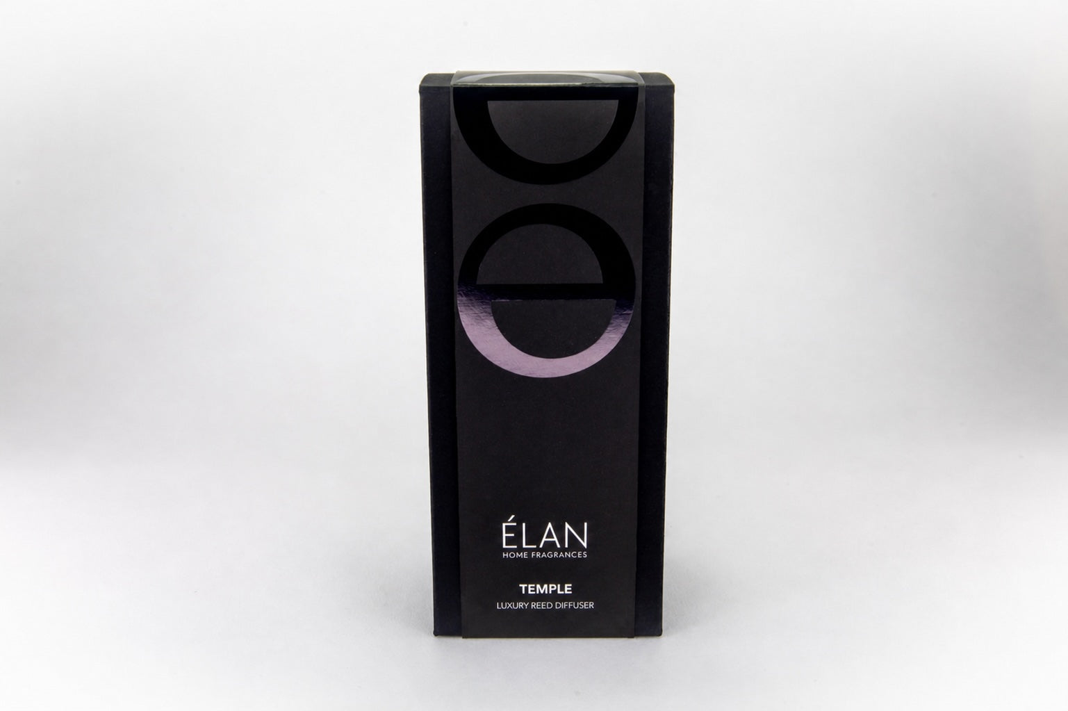 a black box for an elan reed diffuser called Temple